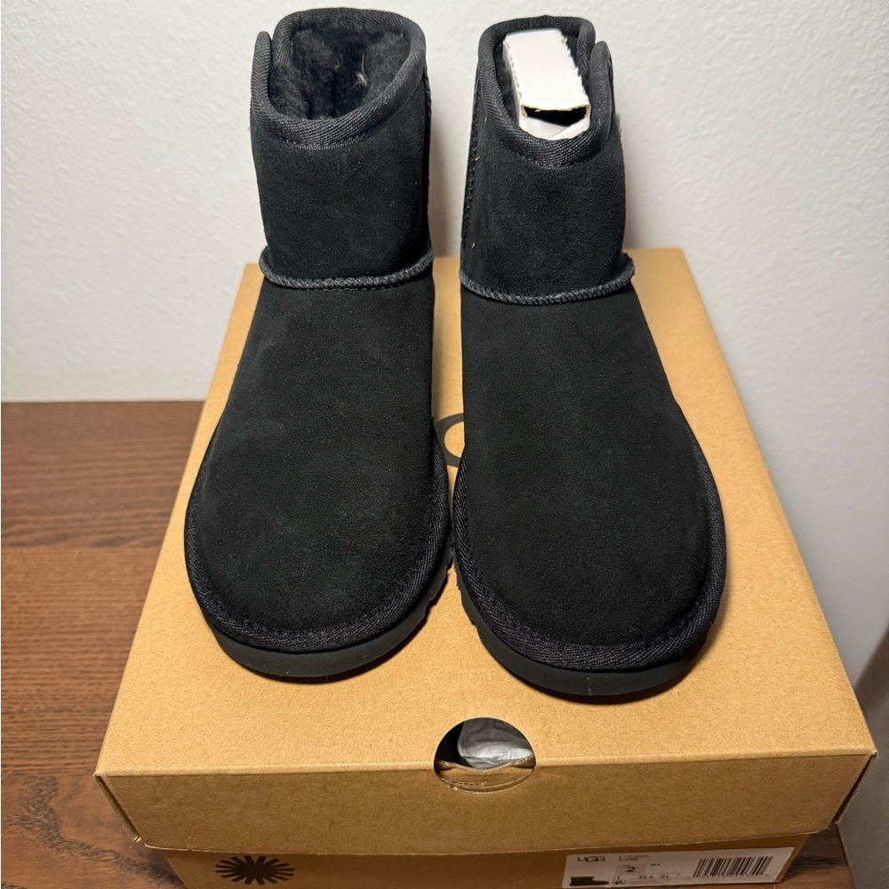 UGG Black Suede Boots